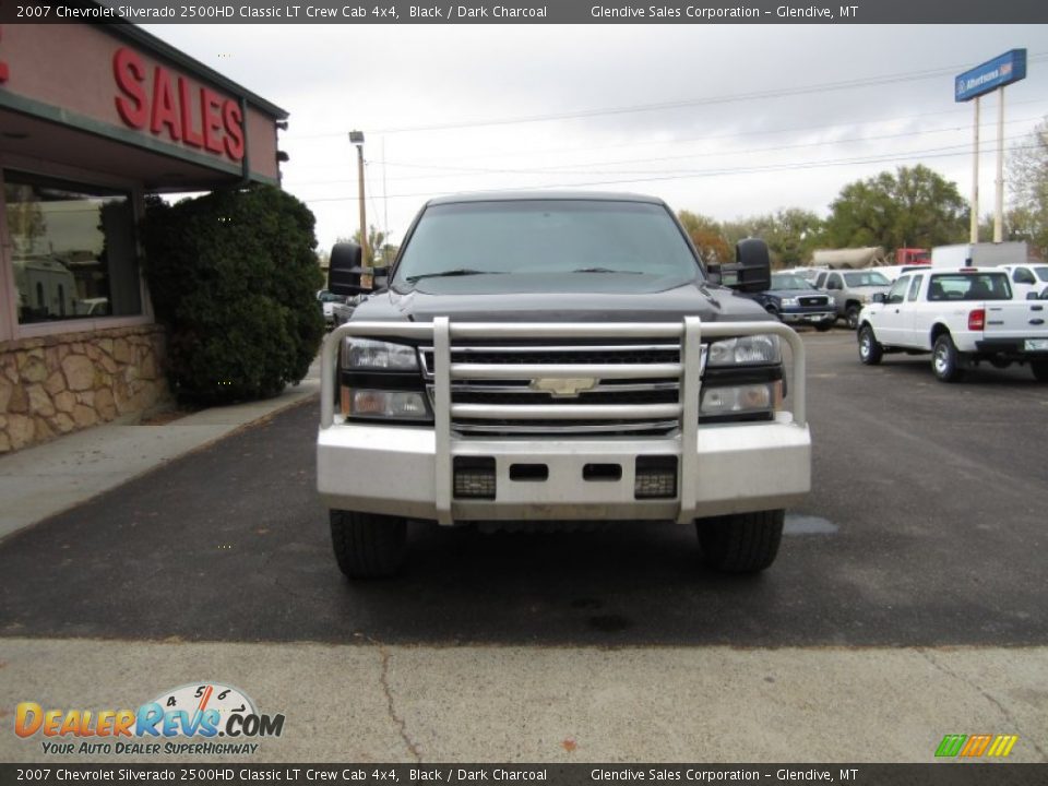2007 Chevrolet Silverado 2500HD Classic LT Crew Cab 4x4 Black / Dark Charcoal Photo #11