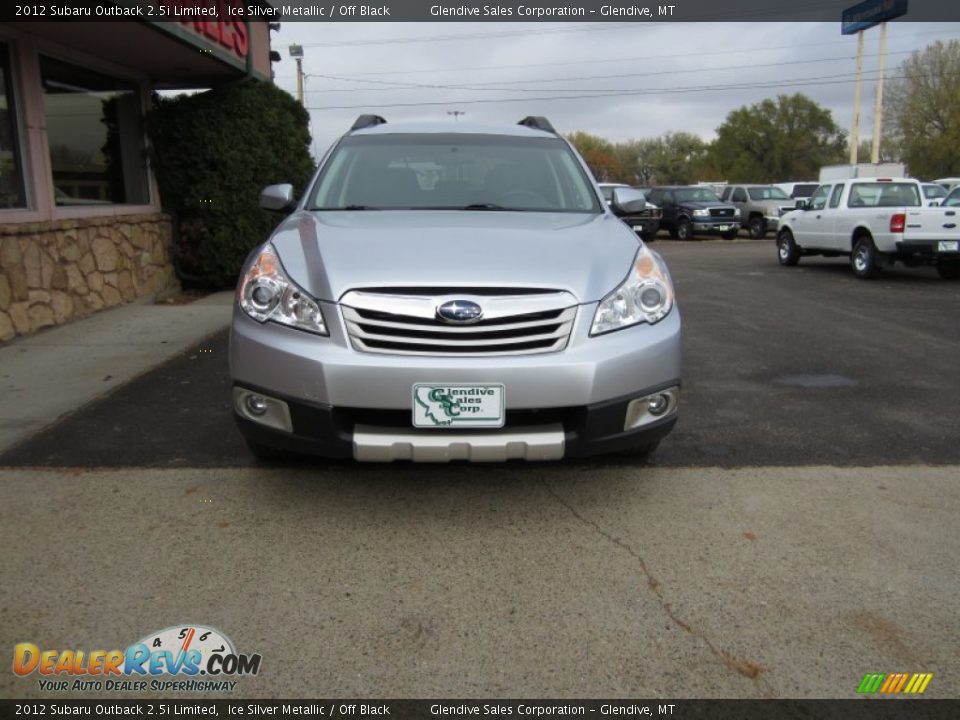 2012 Subaru Outback 2.5i Limited Ice Silver Metallic / Off Black Photo #11