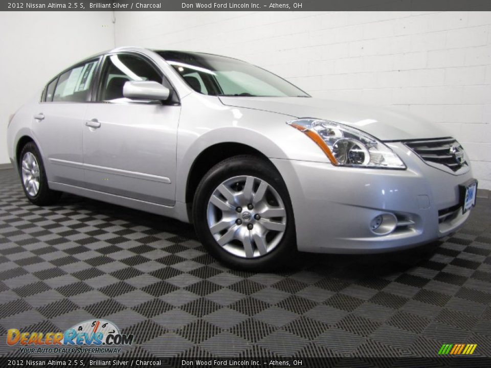 2012 Nissan Altima 2.5 S Brilliant Silver / Charcoal Photo #1
