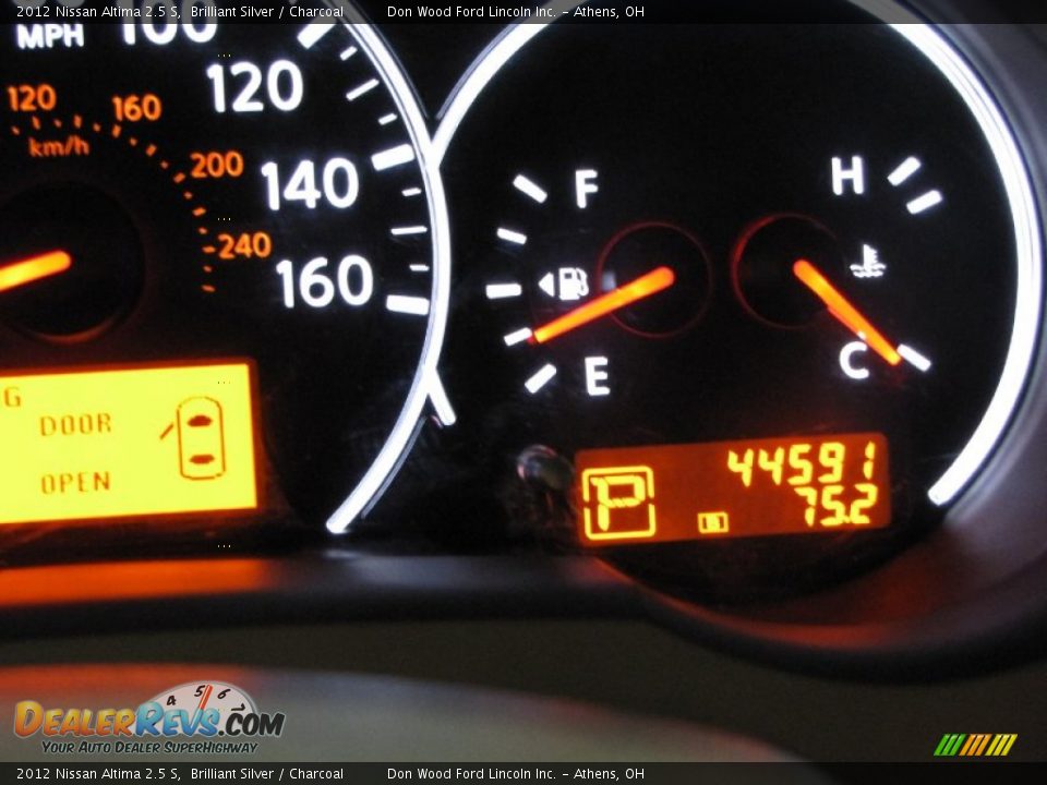 2012 Nissan Altima 2.5 S Brilliant Silver / Charcoal Photo #20