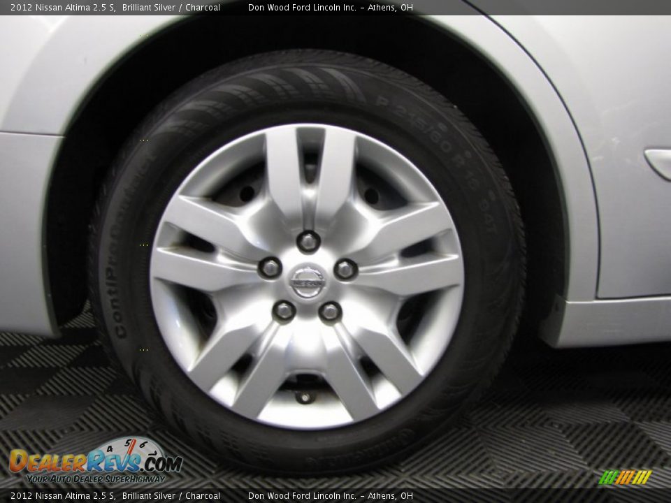2012 Nissan Altima 2.5 S Brilliant Silver / Charcoal Photo #25
