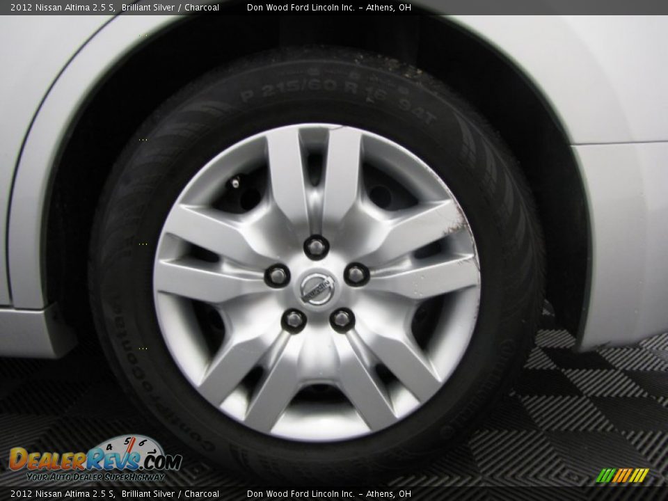 2012 Nissan Altima 2.5 S Brilliant Silver / Charcoal Photo #26