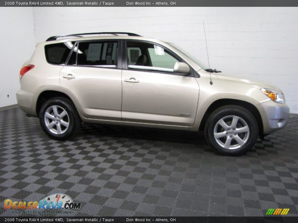 2008 Toyota RAV4 Limited 4WD Savannah Metallic / Taupe Photo #3