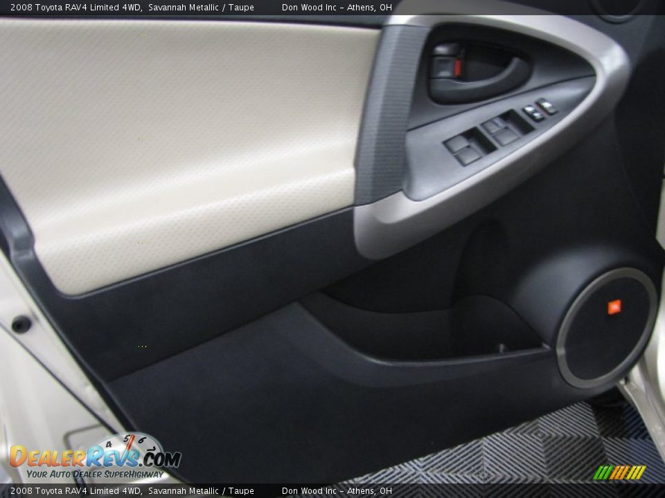 2008 Toyota RAV4 Limited 4WD Savannah Metallic / Taupe Photo #11