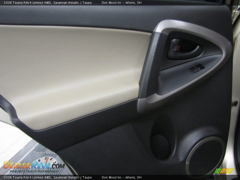 2008 Toyota RAV4 Limited 4WD Savannah Metallic / Taupe Photo #13