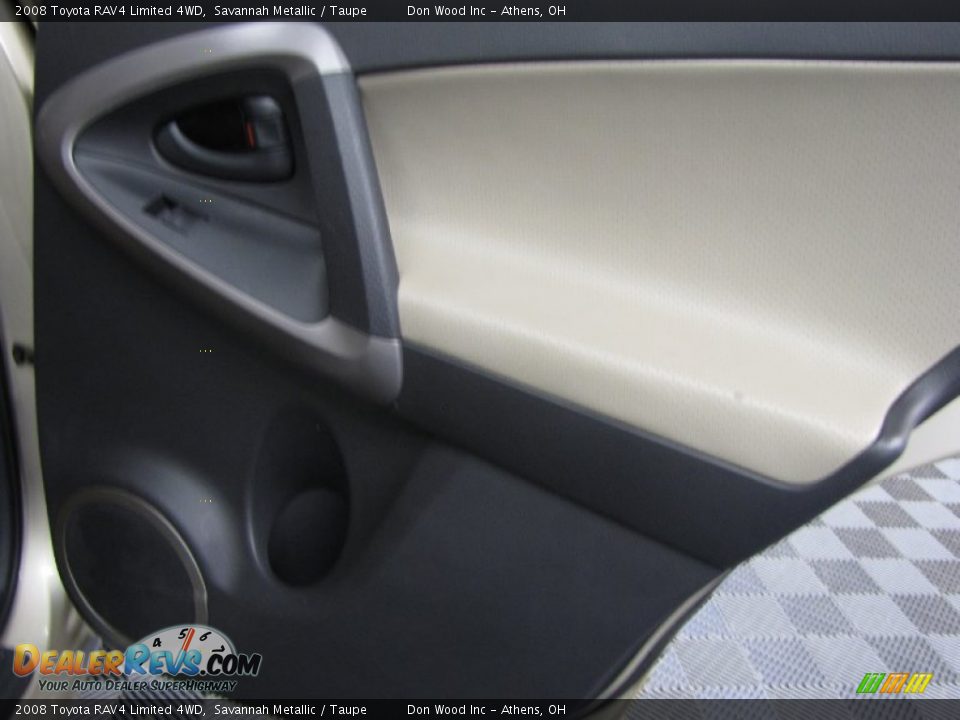 2008 Toyota RAV4 Limited 4WD Savannah Metallic / Taupe Photo #14