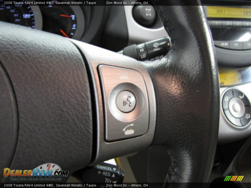 2008 Toyota RAV4 Limited 4WD Savannah Metallic / Taupe Photo #18