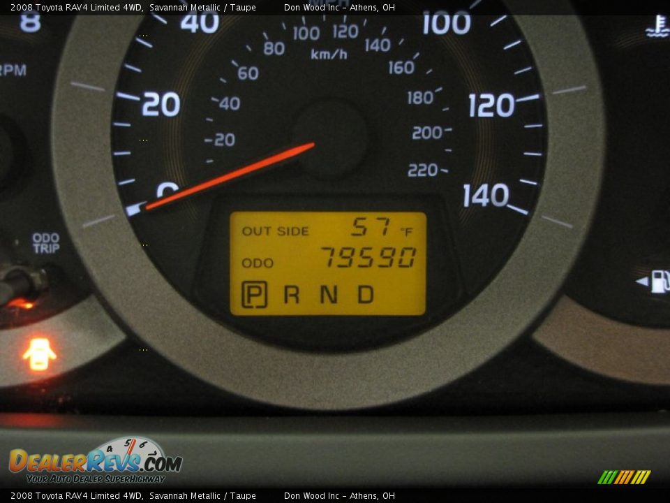 2008 Toyota RAV4 Limited 4WD Savannah Metallic / Taupe Photo #22