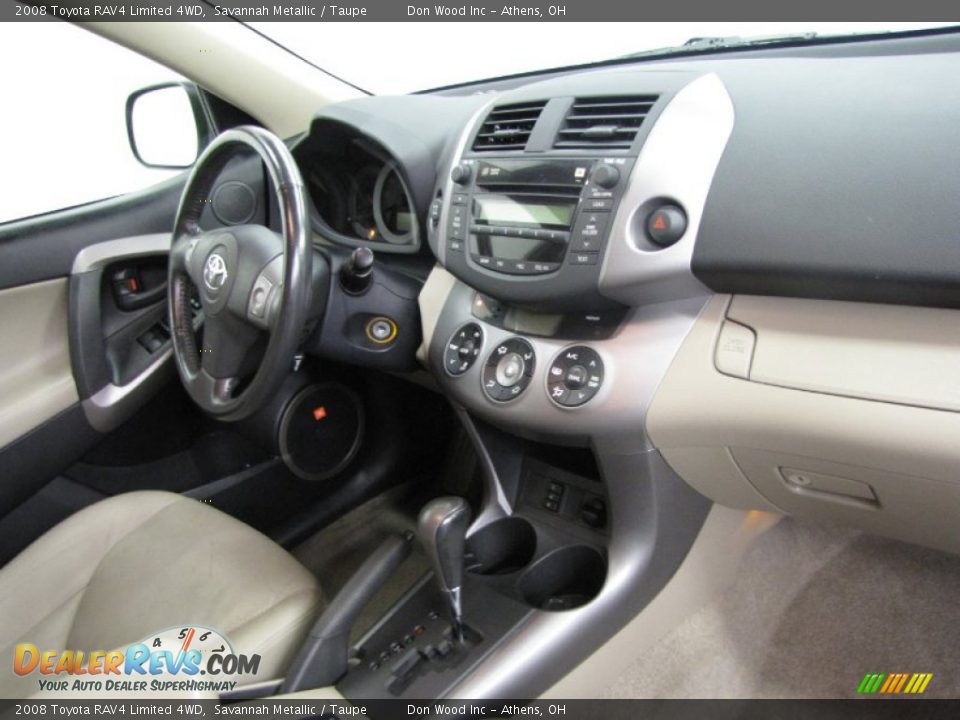 2008 Toyota RAV4 Limited 4WD Savannah Metallic / Taupe Photo #23