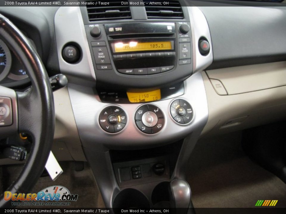 2008 Toyota RAV4 Limited 4WD Savannah Metallic / Taupe Photo #24