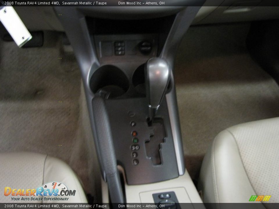 2008 Toyota RAV4 Limited 4WD Savannah Metallic / Taupe Photo #25