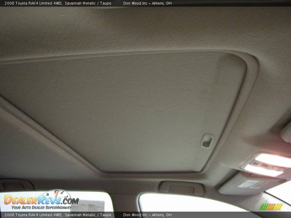 2008 Toyota RAV4 Limited 4WD Savannah Metallic / Taupe Photo #26
