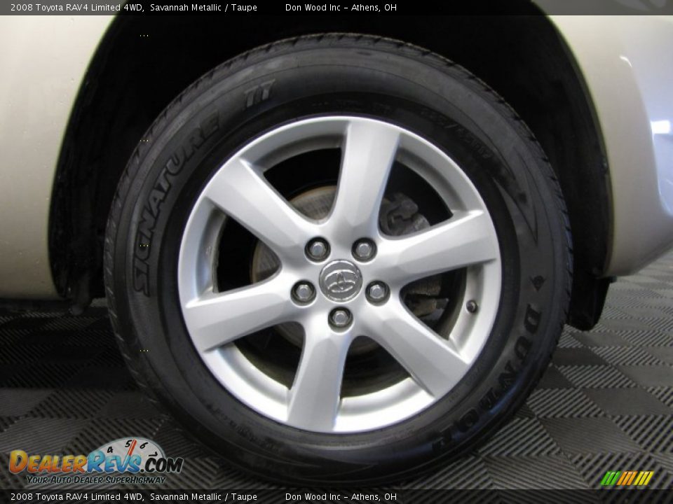 2008 Toyota RAV4 Limited 4WD Savannah Metallic / Taupe Photo #28