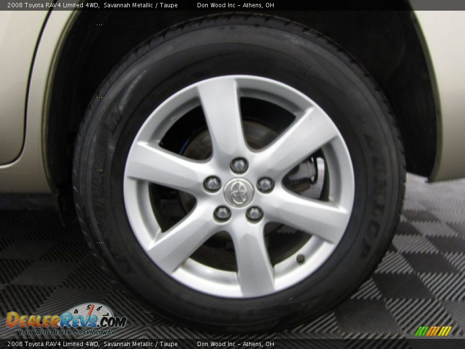 2008 Toyota RAV4 Limited 4WD Savannah Metallic / Taupe Photo #30