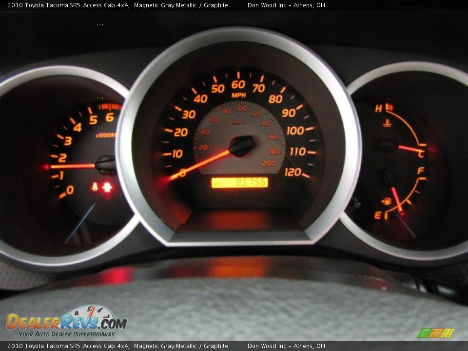 2010 Toyota Tacoma SR5 Access Cab 4x4 Magnetic Gray Metallic / Graphite Photo #18