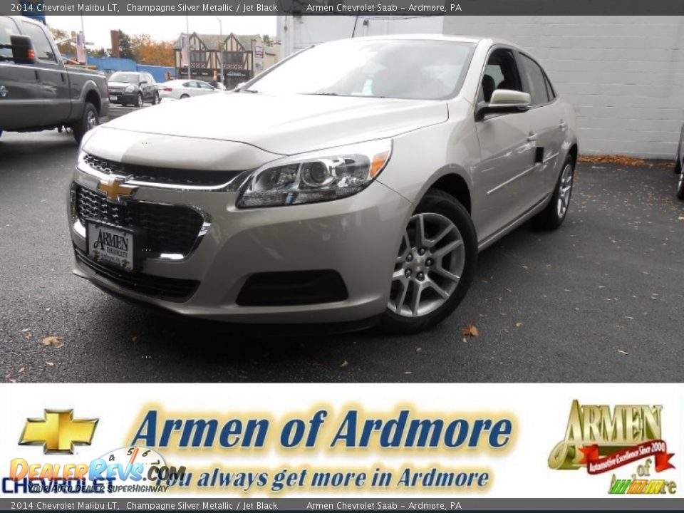 2014 Chevrolet Malibu LT Champagne Silver Metallic / Jet Black Photo #1
