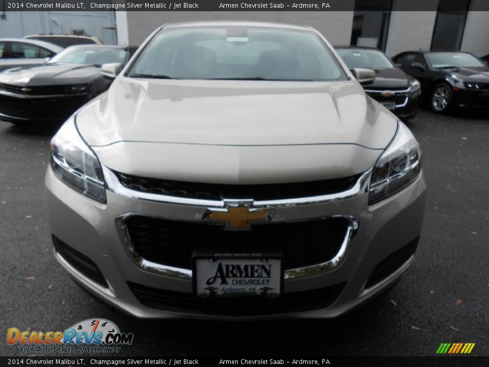 2014 Chevrolet Malibu LT Champagne Silver Metallic / Jet Black Photo #2