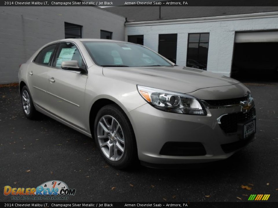 2014 Chevrolet Malibu LT Champagne Silver Metallic / Jet Black Photo #3