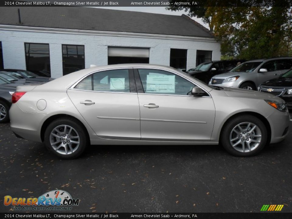 2014 Chevrolet Malibu LT Champagne Silver Metallic / Jet Black Photo #4