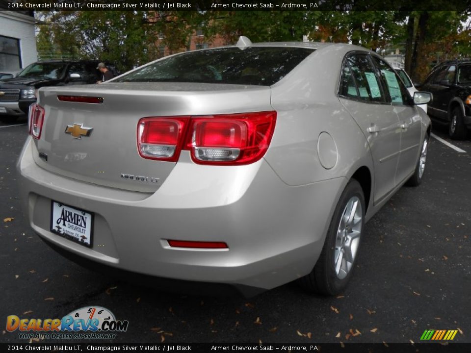 2014 Chevrolet Malibu LT Champagne Silver Metallic / Jet Black Photo #5
