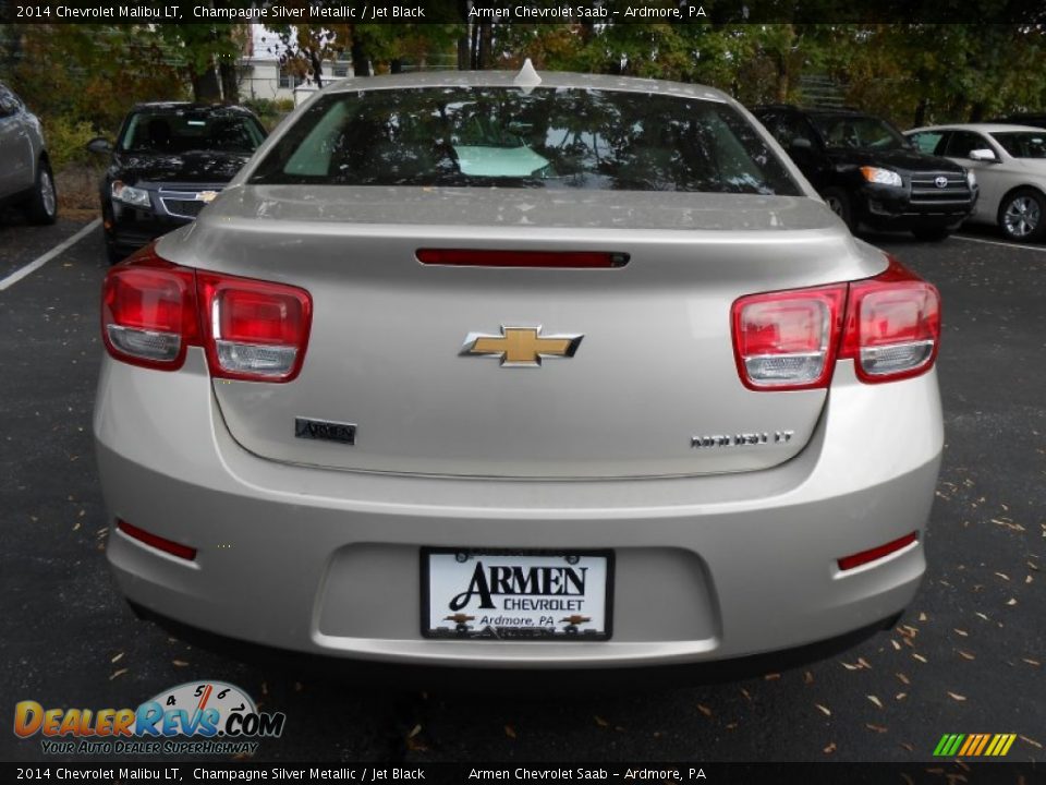2014 Chevrolet Malibu LT Champagne Silver Metallic / Jet Black Photo #6