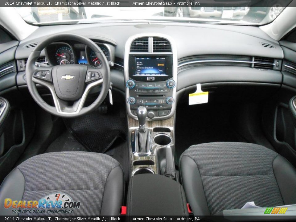 2014 Chevrolet Malibu LT Champagne Silver Metallic / Jet Black Photo #10
