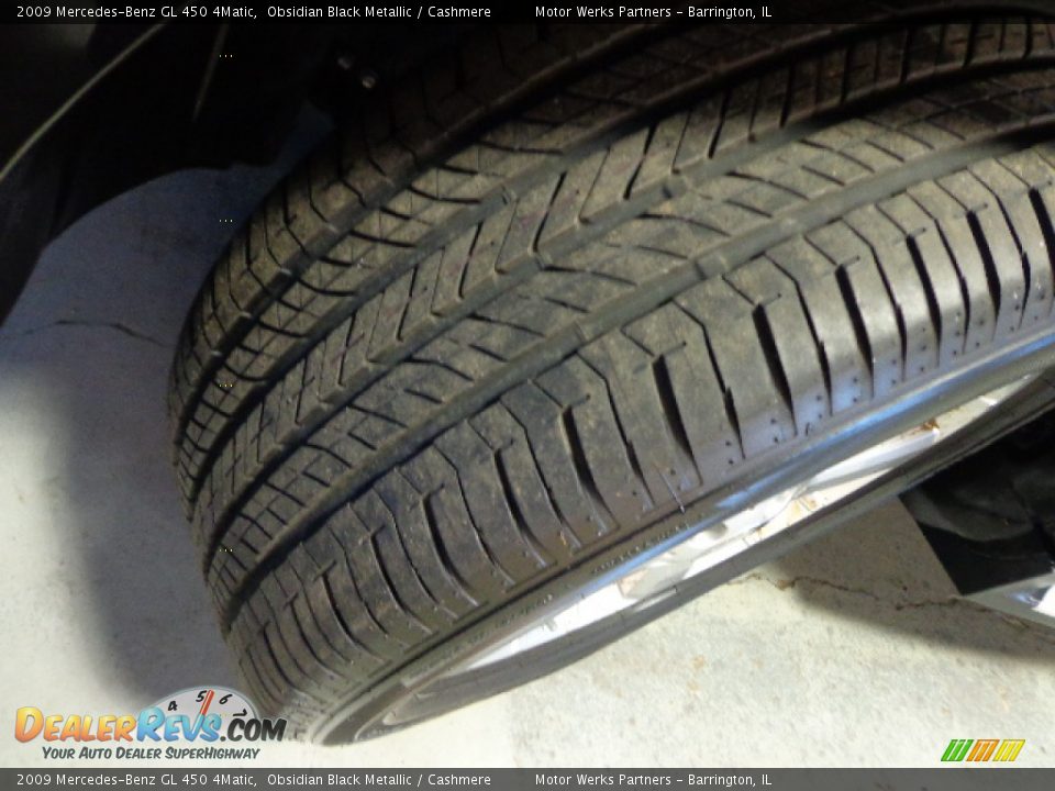 2009 Mercedes-Benz GL 450 4Matic Obsidian Black Metallic / Cashmere Photo #10