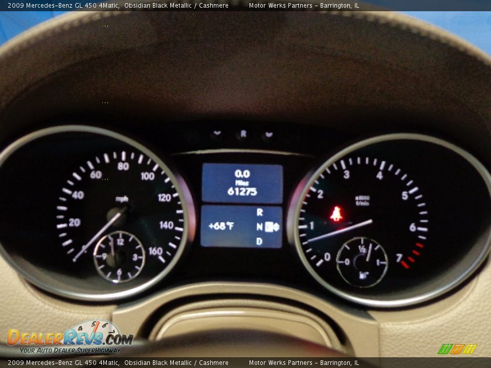 2009 Mercedes-Benz GL 450 4Matic Obsidian Black Metallic / Cashmere Photo #19