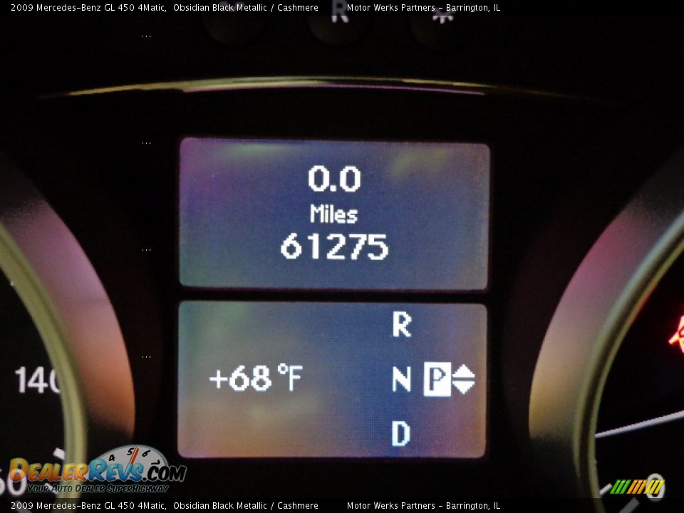 2009 Mercedes-Benz GL 450 4Matic Obsidian Black Metallic / Cashmere Photo #20