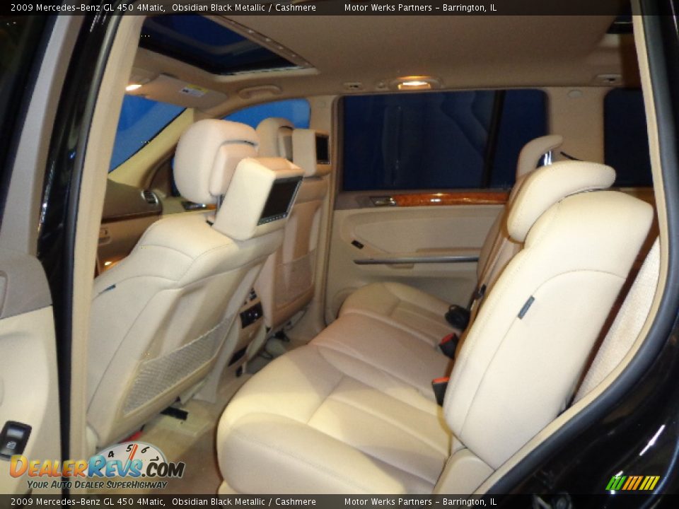 2009 Mercedes-Benz GL 450 4Matic Obsidian Black Metallic / Cashmere Photo #23