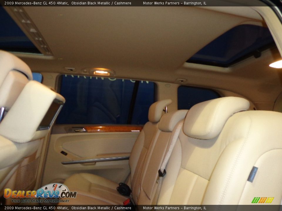 2009 Mercedes-Benz GL 450 4Matic Obsidian Black Metallic / Cashmere Photo #24