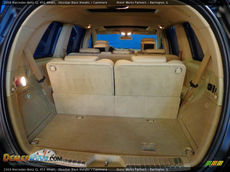 2009 Mercedes-Benz GL 450 4Matic Obsidian Black Metallic / Cashmere Photo #27