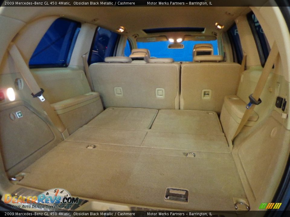 2009 Mercedes-Benz GL 450 4Matic Obsidian Black Metallic / Cashmere Photo #28