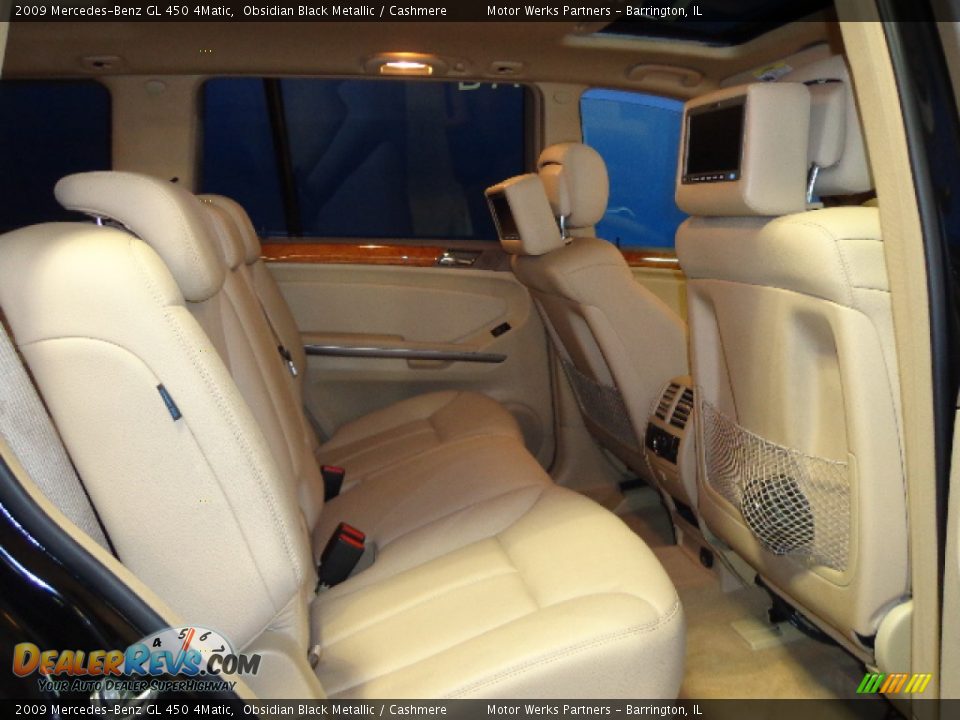 2009 Mercedes-Benz GL 450 4Matic Obsidian Black Metallic / Cashmere Photo #29