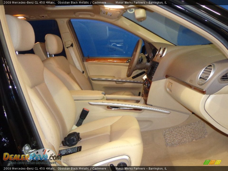 2009 Mercedes-Benz GL 450 4Matic Obsidian Black Metallic / Cashmere Photo #30