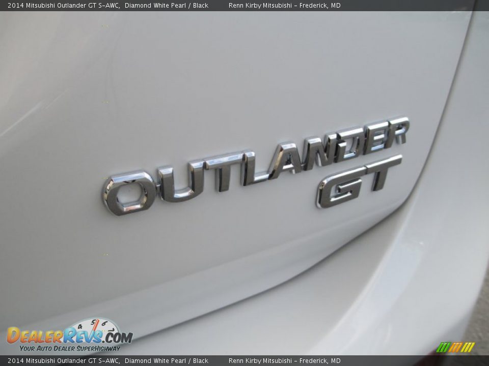 2014 Mitsubishi Outlander GT S-AWC Diamond White Pearl / Black Photo #7