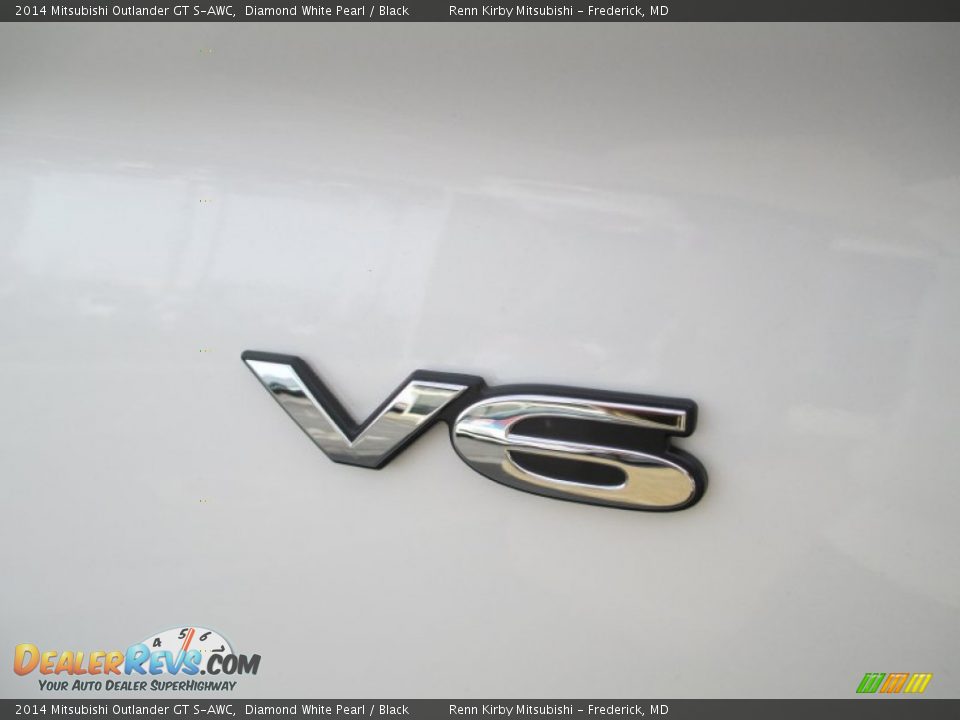2014 Mitsubishi Outlander GT S-AWC Diamond White Pearl / Black Photo #9