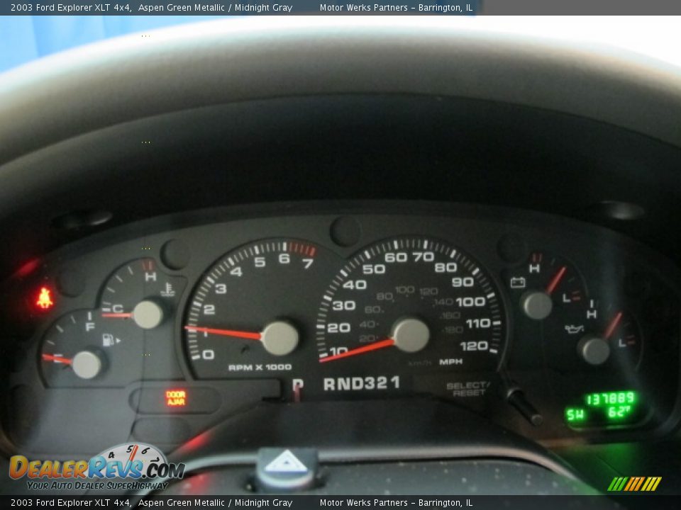2003 Ford Explorer XLT 4x4 Aspen Green Metallic / Midnight Gray Photo #21