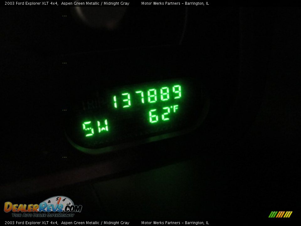 2003 Ford Explorer XLT 4x4 Aspen Green Metallic / Midnight Gray Photo #22