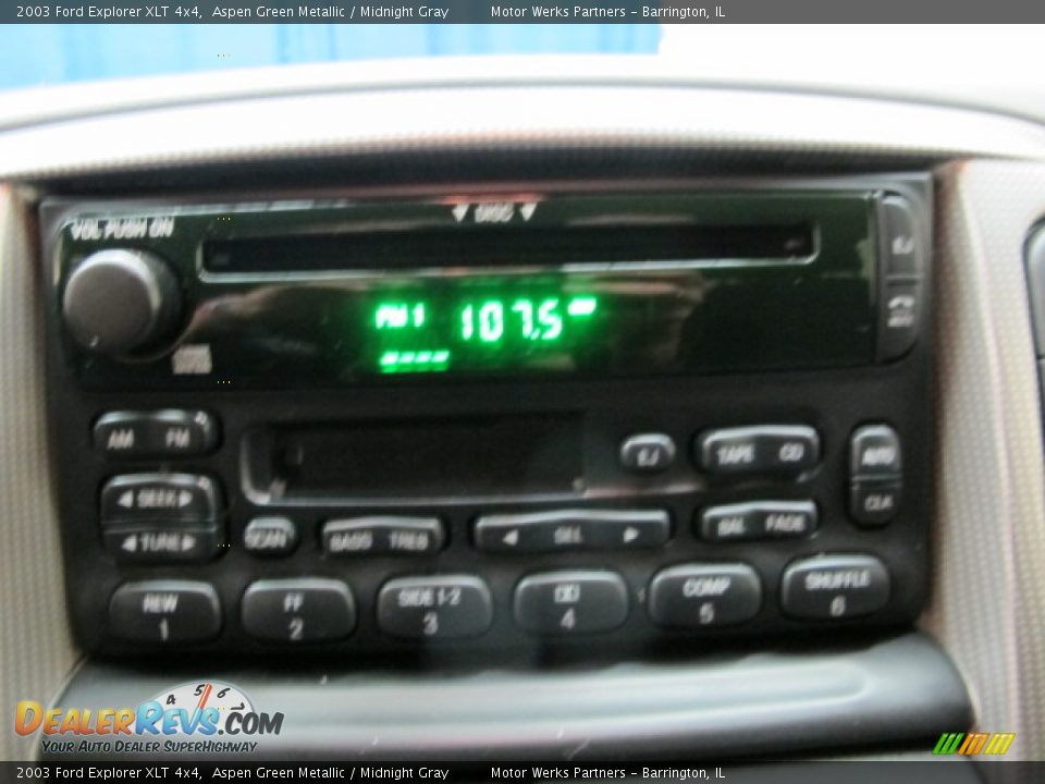 2003 Ford Explorer XLT 4x4 Aspen Green Metallic / Midnight Gray Photo #25