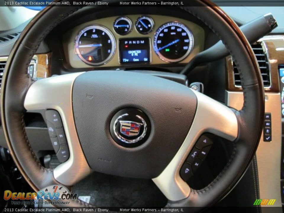 2013 Cadillac Escalade Platinum AWD Black Raven / Ebony Photo #31