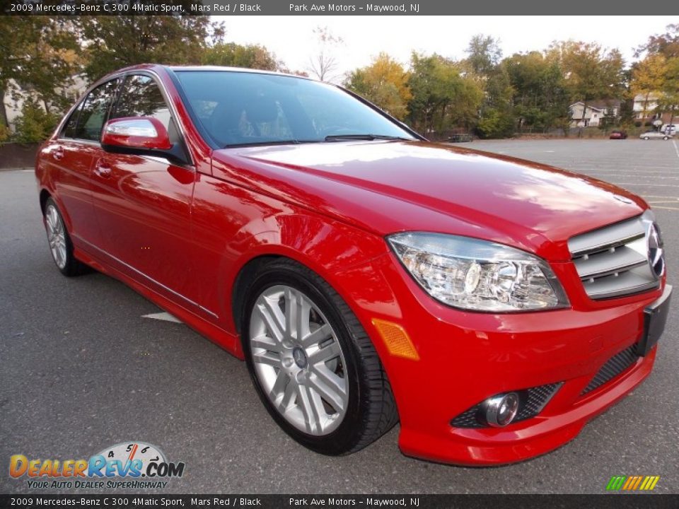 Front 3/4 View of 2009 Mercedes-Benz C 300 4Matic Sport Photo #7