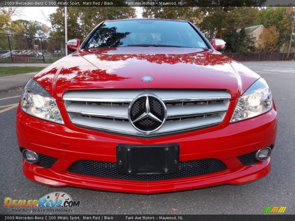 2009 Mercedes-Benz C 300 4Matic Sport Mars Red / Black Photo #8