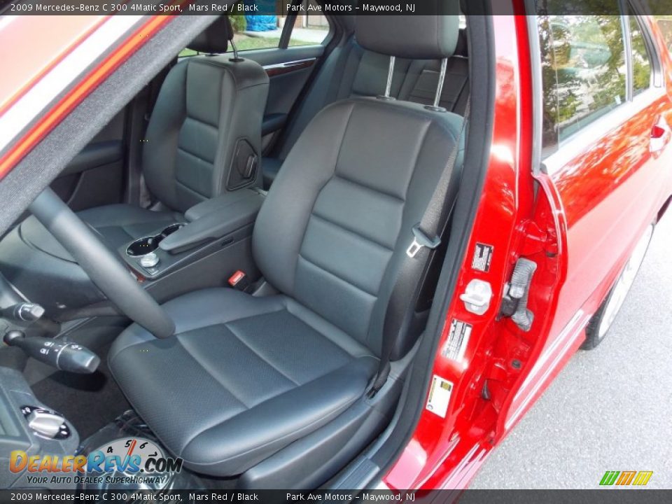 Front Seat of 2009 Mercedes-Benz C 300 4Matic Sport Photo #11