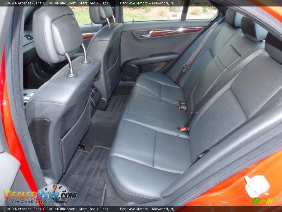 Rear Seat of 2009 Mercedes-Benz C 300 4Matic Sport Photo #18