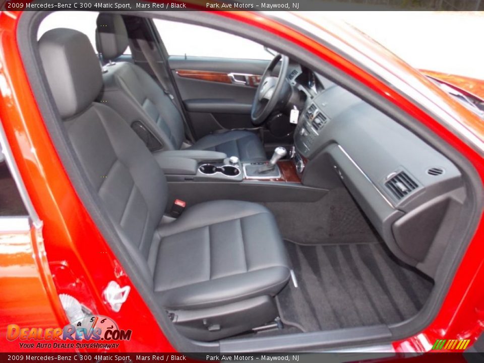 2009 Mercedes-Benz C 300 4Matic Sport Mars Red / Black Photo #21