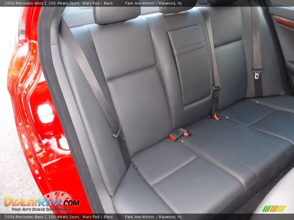 Rear Seat of 2009 Mercedes-Benz C 300 4Matic Sport Photo #23