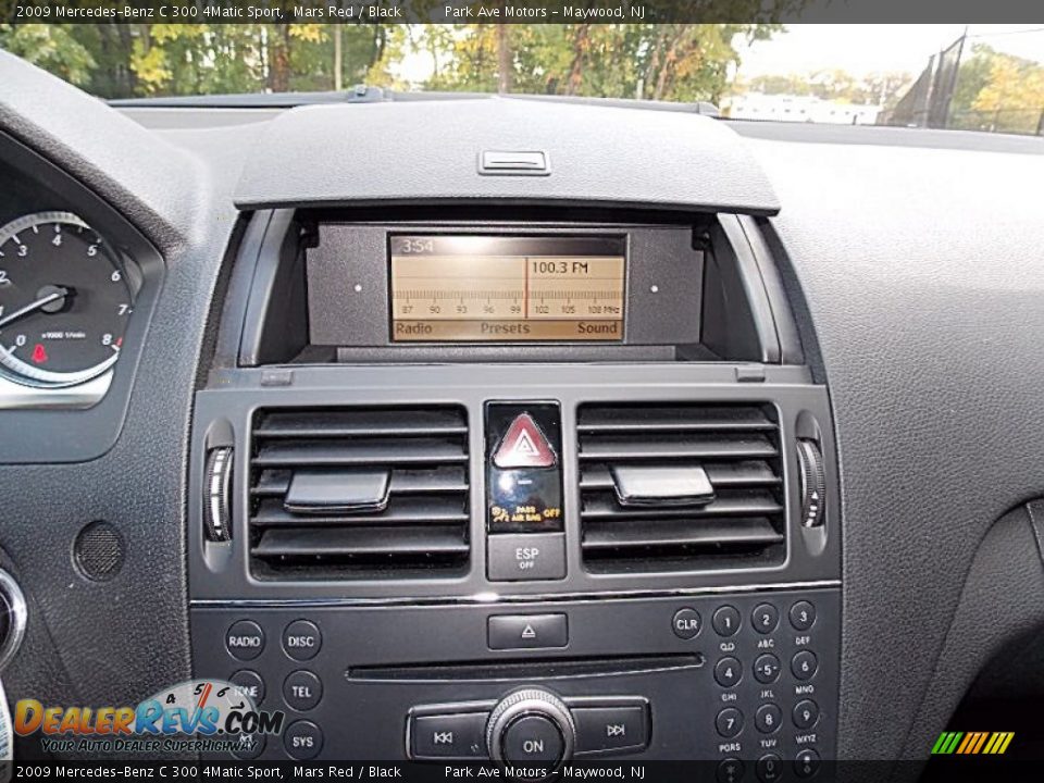 2009 Mercedes-Benz C 300 4Matic Sport Mars Red / Black Photo #32