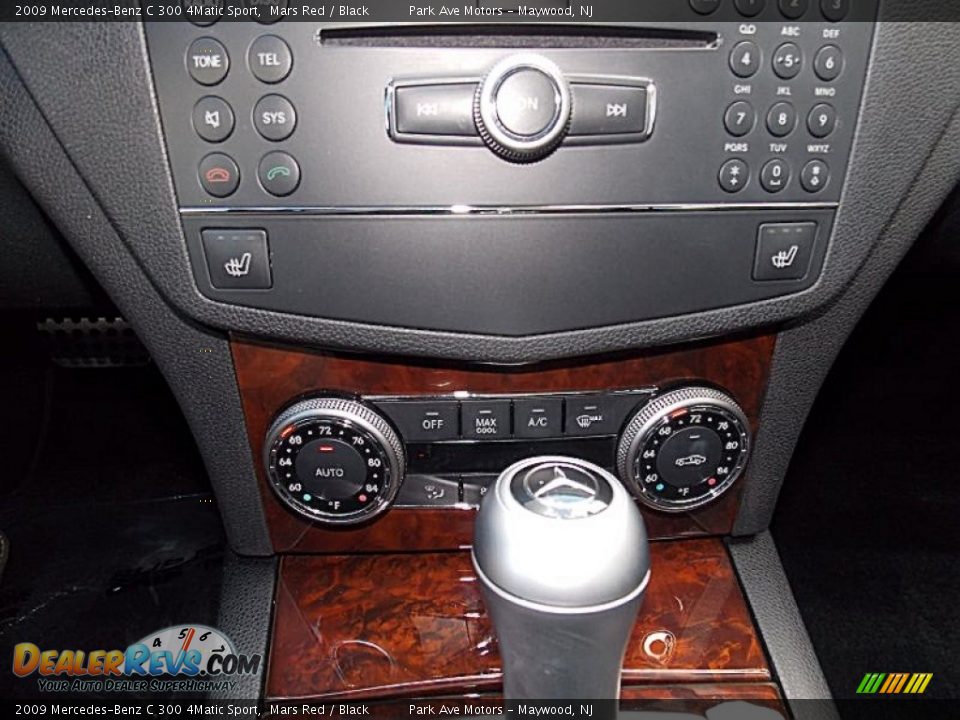 2009 Mercedes-Benz C 300 4Matic Sport Mars Red / Black Photo #33