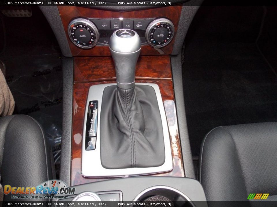 2009 Mercedes-Benz C 300 4Matic Sport Mars Red / Black Photo #34